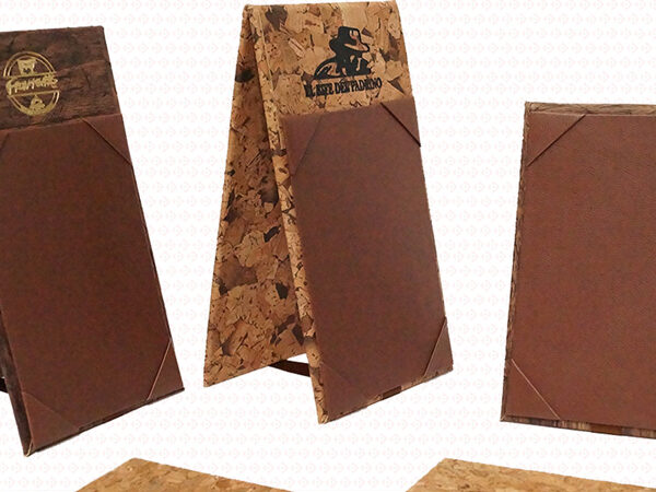 PORTA MENU DE MESA "CORCHO"