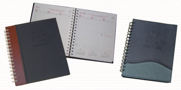 LIBRETA "ELEGANCE" TAPAS CON ARGOLLAS METALICAS - Image 3