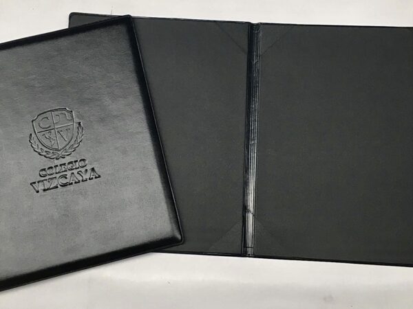 CARPETA "BASICS" SELLADA, PORTA DIPLOMAS