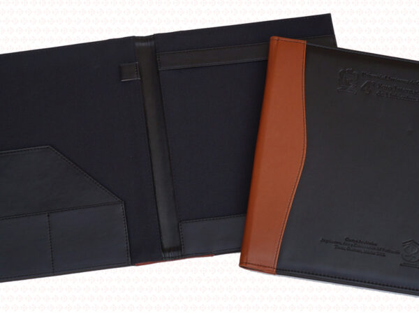 CARPETA "ELEGANCE" COSIDA COMBINADA